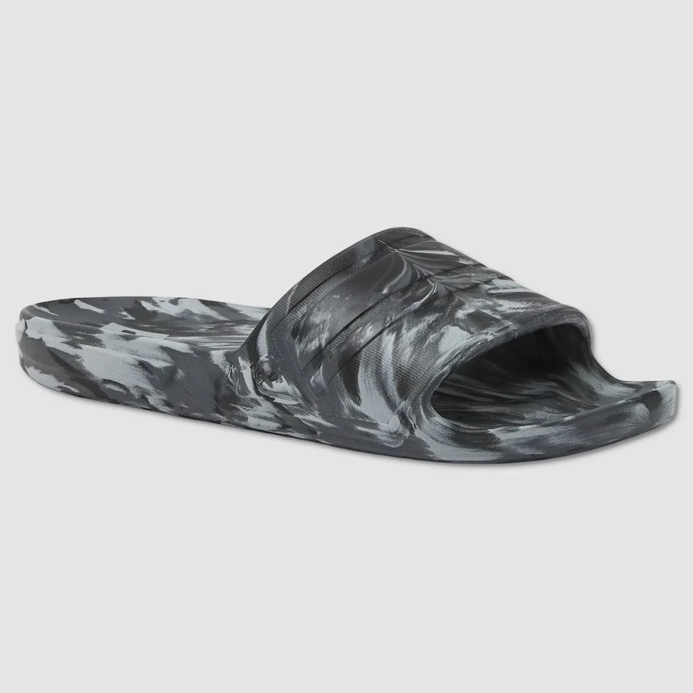 Quiksilver Cloudbreak Slim Slide Sandals - NWT Mens 10 Black / Grey - #49627-K9